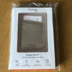 The Casery Phone pocket in Rose Gold- New in Box